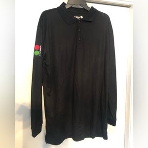 Stop & Shop Work Shirt Long Sleeve Polo Men`s XL